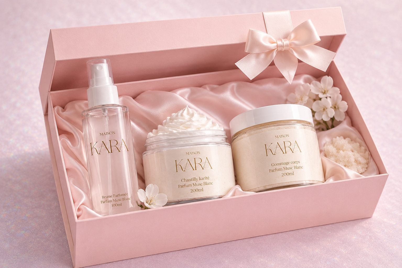 Coffret Sensoriel Musc Blanc – Maison Kara